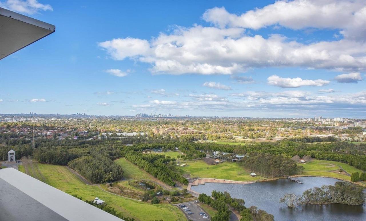 Apartamento Stunning Views Sydney Olympic Park Exterior foto
